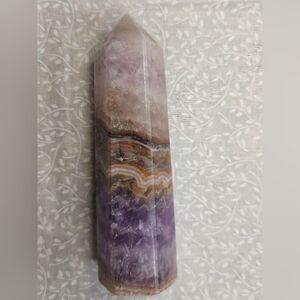 Amethyst Agate Crystal Tower